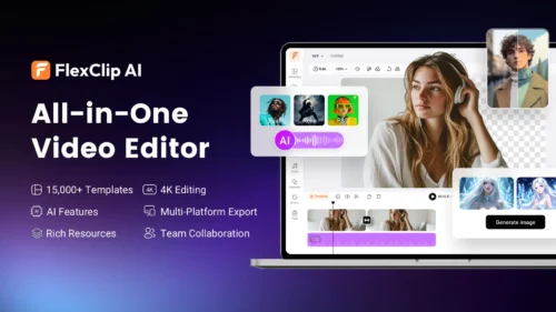 FlexClip: Editor de Vídeo Online