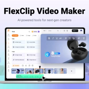 FlexClip: Editor de Vídeo Online