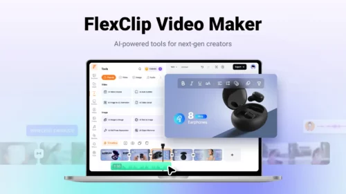 FlexClip: Editor de Vídeo Online