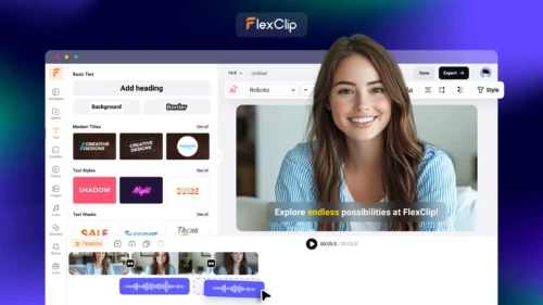 FlexClip: Editor de Vídeo Online
