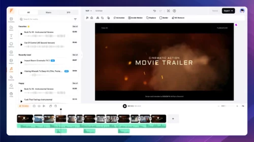 FlexClip: Editor de Vídeo Online