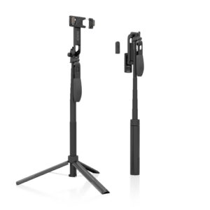 AISENS Tripé 3 em 1 para Selfie Stick com Controlo Remoto Bluetooth