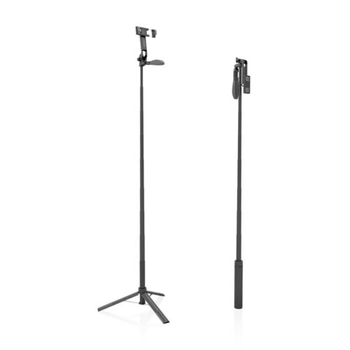 AISENS Tripé 3 em 1 para Selfie Stick com Controlo Remoto Bluetooth